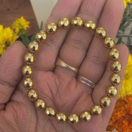Golden Hematite Bracelet