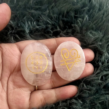 Rose Quartz Coin
