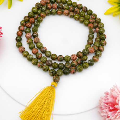 Unakite Mala