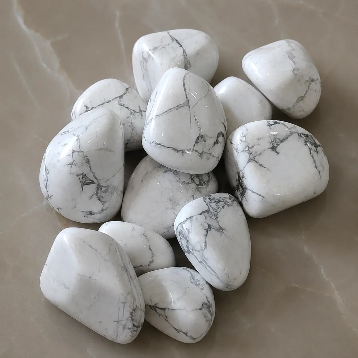 Howlite Tumbles