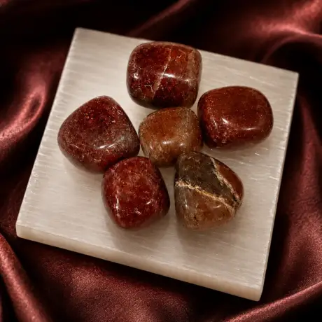 Strawberry Quartz Tumbles