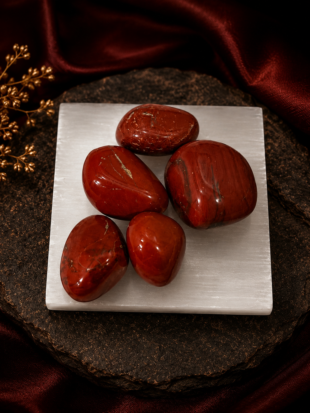 Red Jasper Tumbled